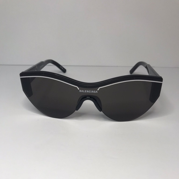 New  - 💯 Original  BALENCIAGA61MM Shield Sunglasses - Picture 5 of 11